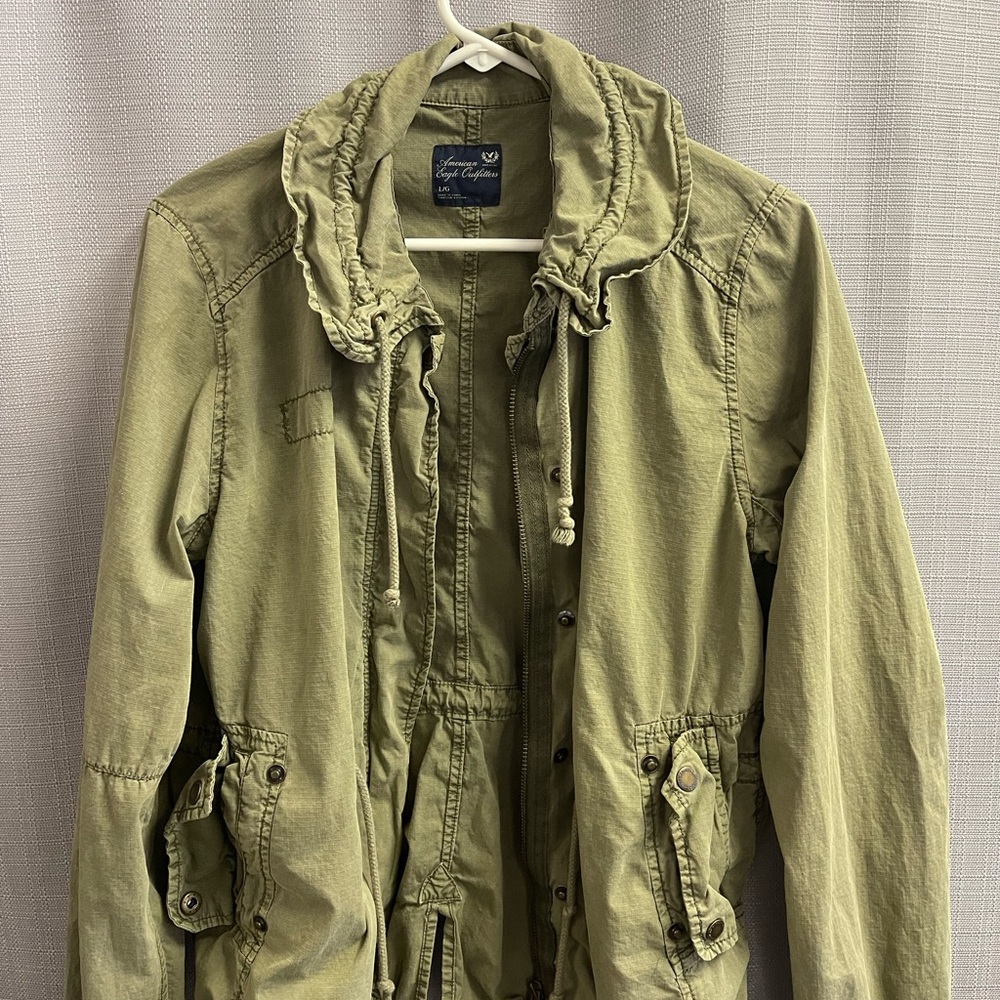 American eagle outfitters green jacket size Large